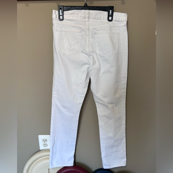 J. Crew distressed white Jean size 28 - Picture 2 of 2